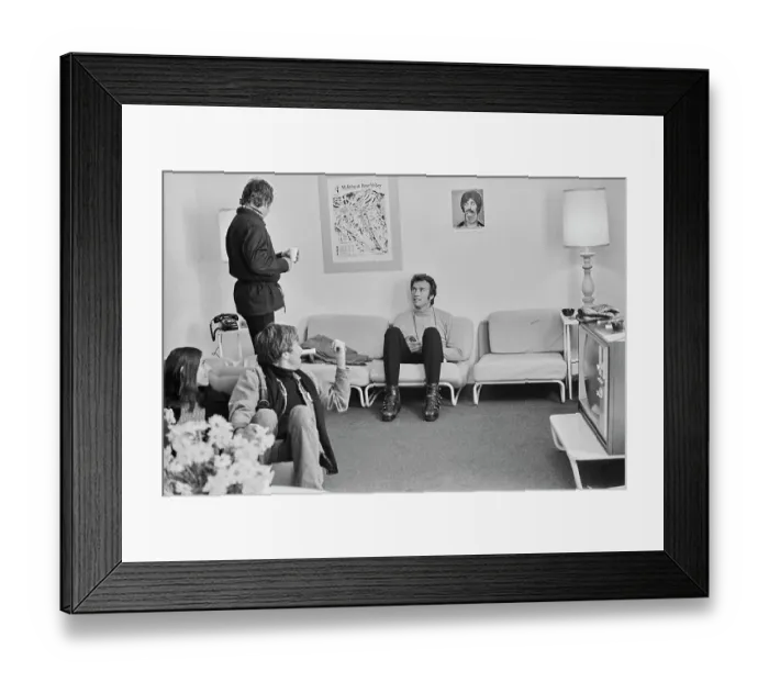 Framed Print : Celebrity Ski Race