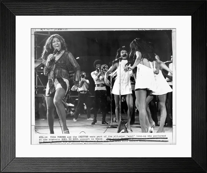 Framed Print : Ike & Tina Turner In Ghana Framed Print : Ike & Tina Turner In Ghana