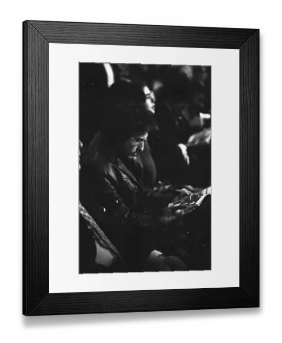 Framed Print : Bob Dylan In The Audience Framed Print : Bob Dylan In The Audience