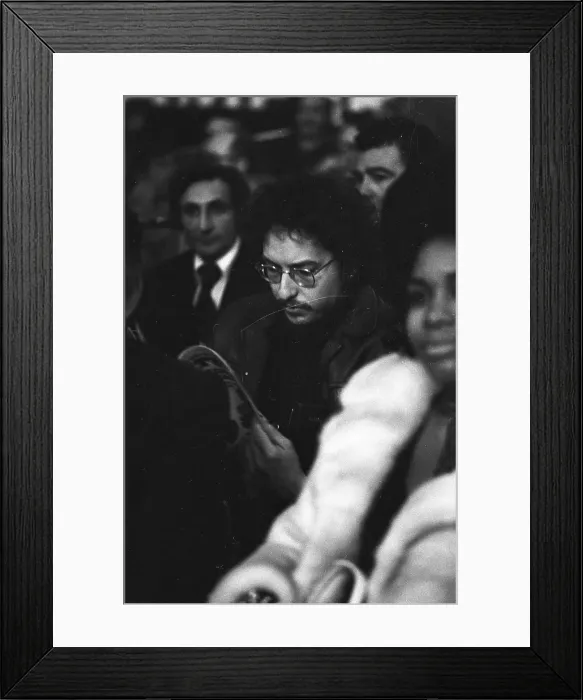 Framed Print : Bob Dylan In The Audience Framed Print : Bob Dylan In The Audience