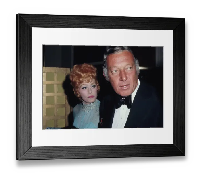 Framed Print : Lucille Ball And Gary Morton Attend The International Radio and TV Society Gold Medal Awards Framed Print : Lucille Ball And Gary Morton Attend The International Radio and TV Society Gold Medal Awards