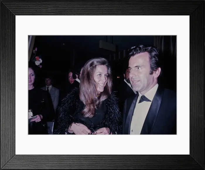 Framed Print : Dagmar Hirtz & Maximilian Schell Framed Print : Dagmar Hirtz & Maximilian Schell