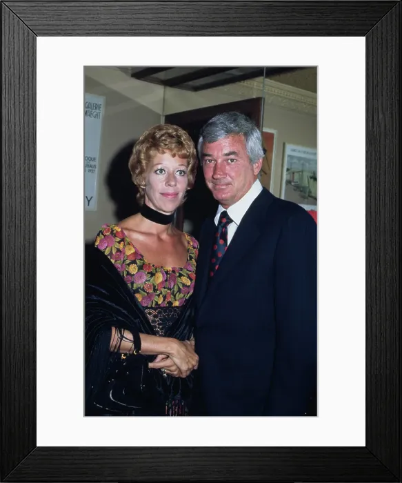 Framed Print : Carol Burnett & Joe Hamilton Framed Print : Carol Burnett & Joe Hamilton
