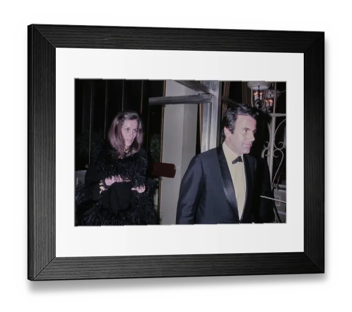 Framed Print : Dagmar Hirtz & Maximilian Schell Framed Print : Dagmar Hirtz & Maximilian Schell