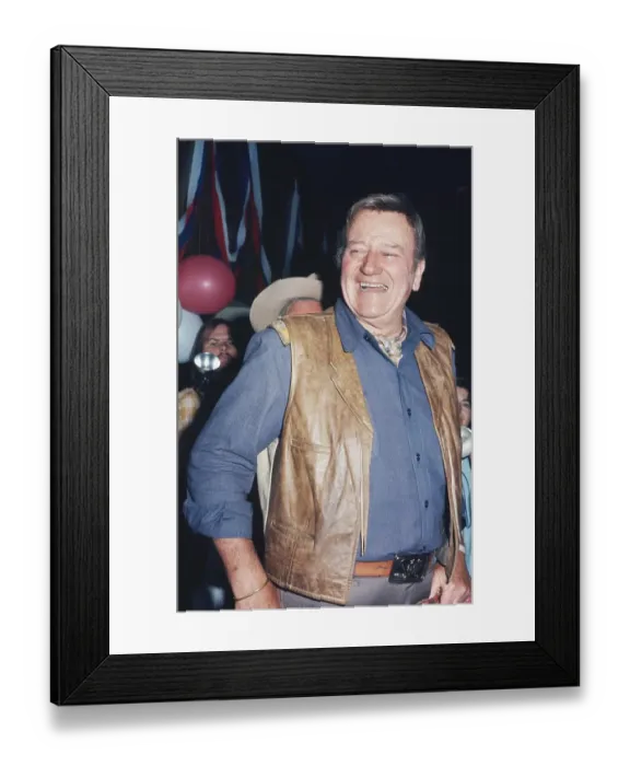 Framed Print : John Wayne On The Town Framed Print : John Wayne On The Town