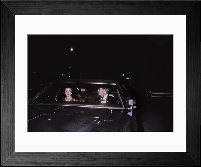 Framed Print : Johnny Carson And Joanna Framed Print : Johnny Carson And Joanna