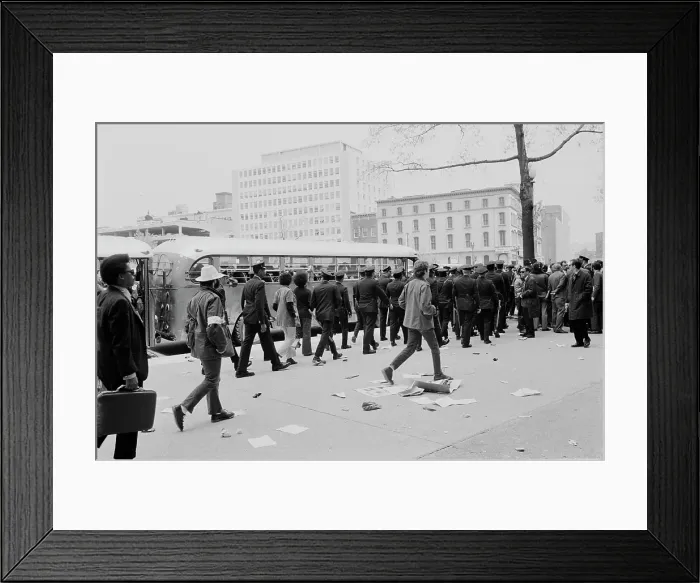 Framed Print : May Day 1971 Protest Framed Print : May Day 1971 Protest