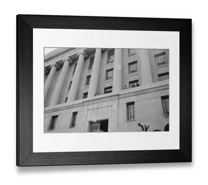 Framed Print : May Day 1971 Protest Framed Print : May Day 1971 Protest