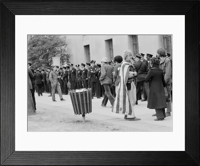 Framed Print : May Day 1971 Protest Framed Print : May Day 1971 Protest