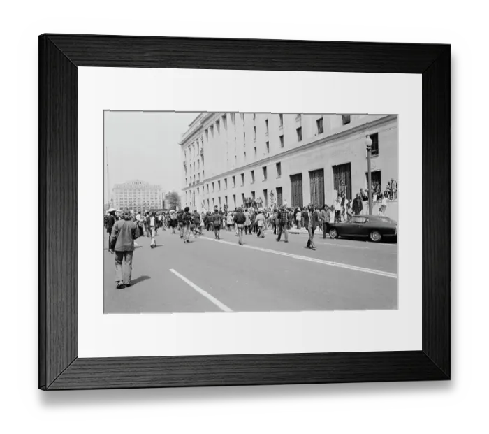 Framed Print : May Day 1971 Protest Framed Print : May Day 1971 Protest