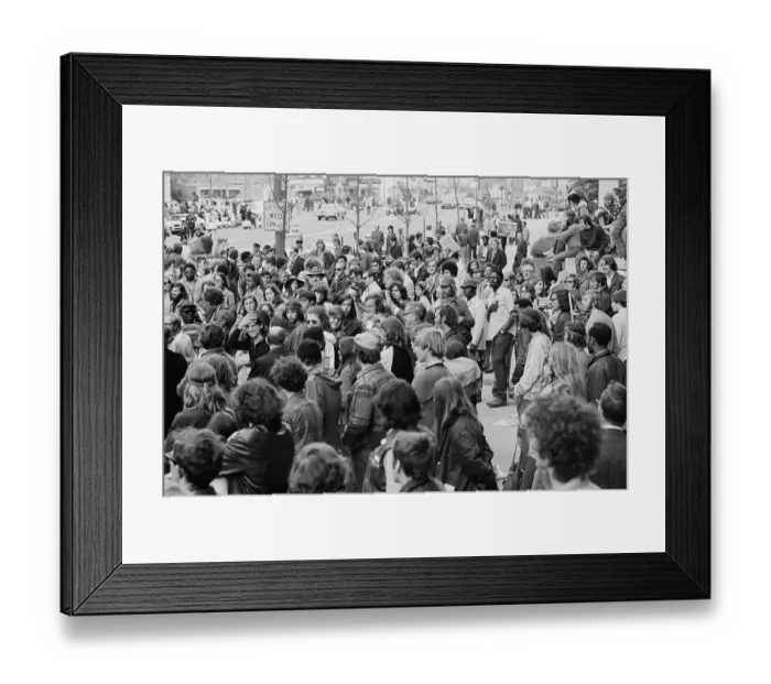 Framed Print : May Day 1971 Protest Framed Print : May Day 1971 Protest