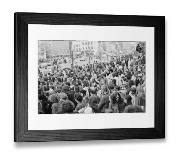 Framed Print : May Day 1971 Protest Framed Print : May Day 1971 Protest