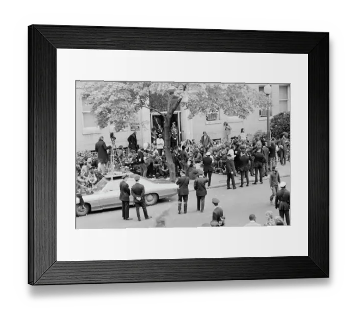Framed Print : May Day 1971 Protest Framed Print : May Day 1971 Protest