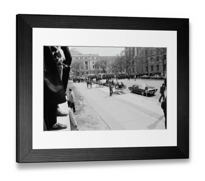 Framed Print : May Day 1971 Protest Framed Print : May Day 1971 Protest