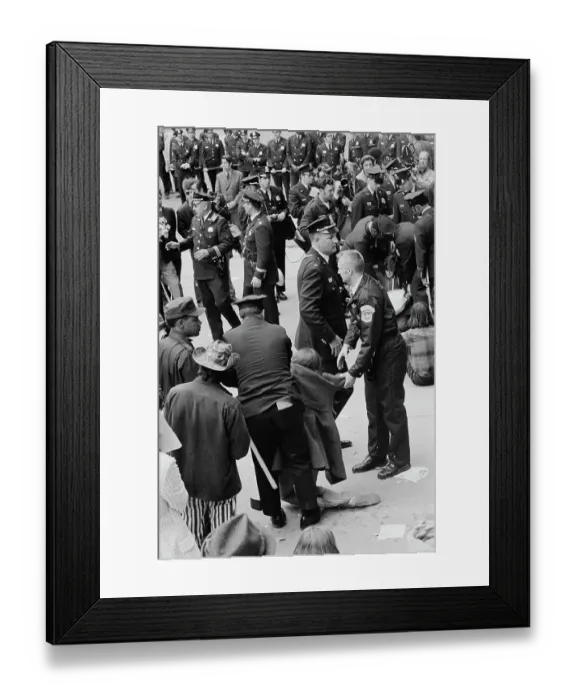 Framed Print : May Day 1971 Protest Framed Print : May Day 1971 Protest