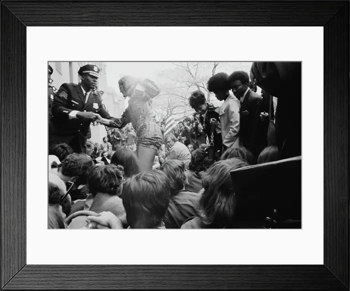 Framed Print : May Day 1971 Protest Framed Print : May Day 1971 Protest
