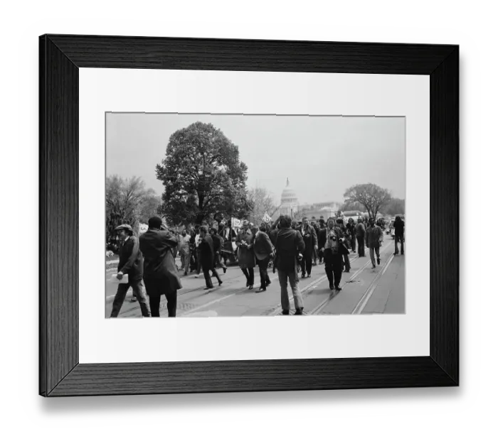 Framed Print : May Day 1971 Protest Framed Print : May Day 1971 Protest