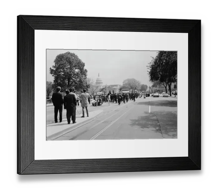 Framed Print : May Day 1971 Protest Framed Print : May Day 1971 Protest