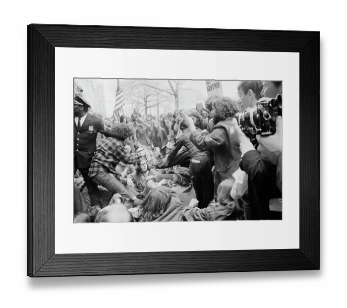 Framed Print : May Day 1971 Protest Framed Print : May Day 1971 Protest