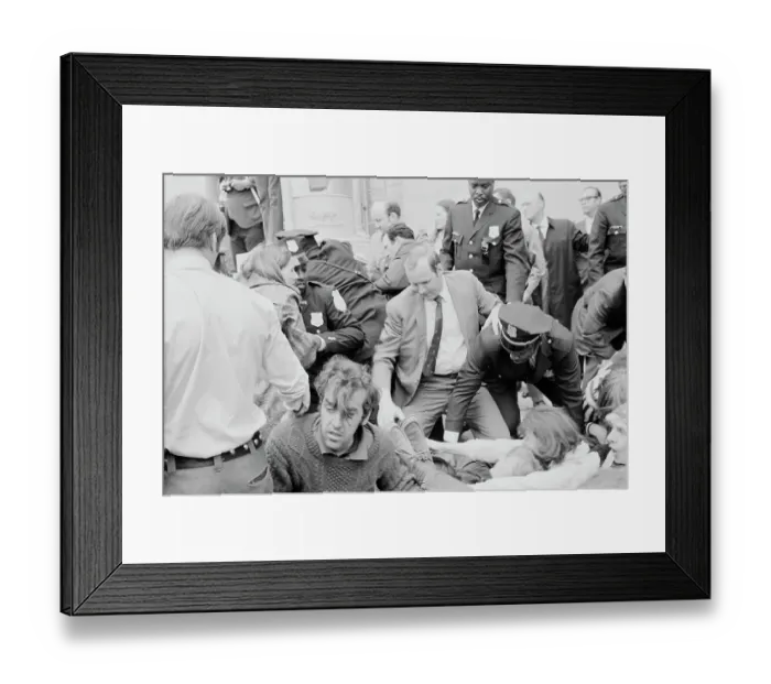 Framed Print : May Day 1971 Protest Framed Print : May Day 1971 Protest