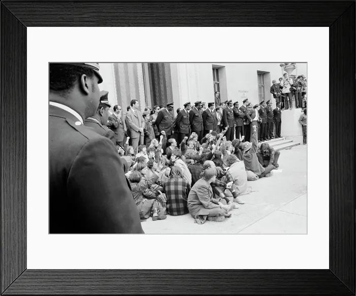 Framed Print : May Day 1971 Protest Framed Print : May Day 1971 Protest