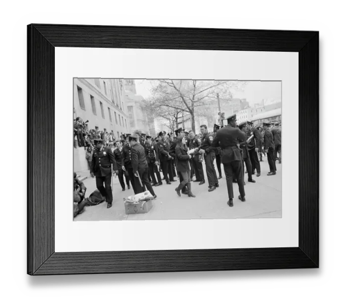 Framed Print : May Day 1971 Protest Framed Print : May Day 1971 Protest