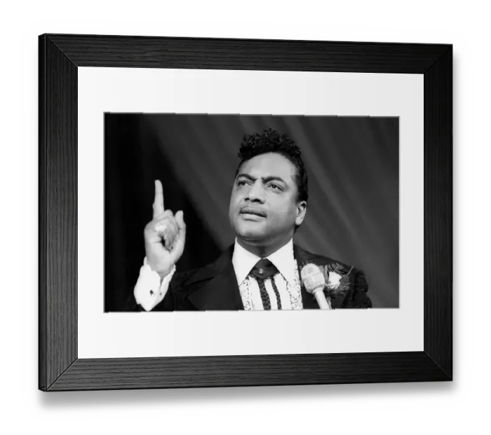 Framed Print : Reverend Ike Church Service Framed Print : Reverend Ike Church Service