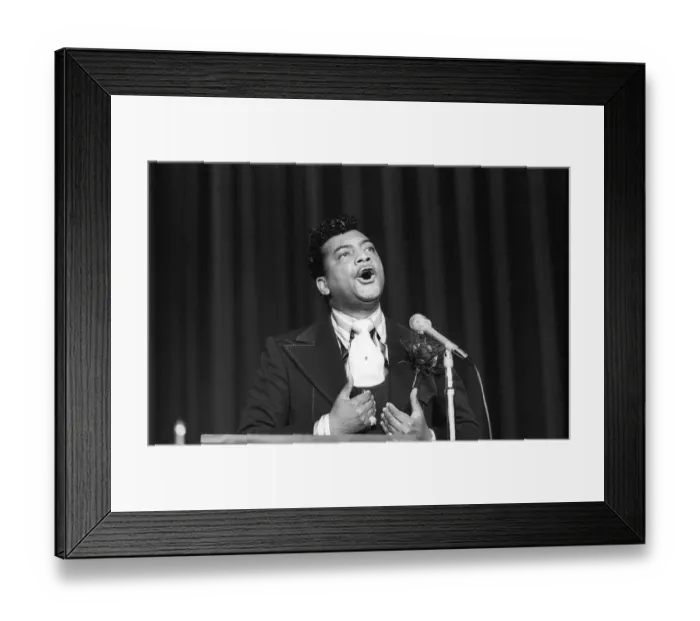 Framed Print : Reverend Ike Church Service Framed Print : Reverend Ike Church Service