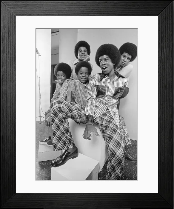 Framed Print : Jackson 5 Portrait In Los Angeles Framed Print : Jackson 5 Portrait In Los Angeles