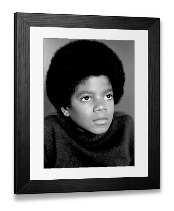 Framed Print : Michael Jackson Portrait Session At Home Framed Print : Michael Jackson Portrait Session At Home