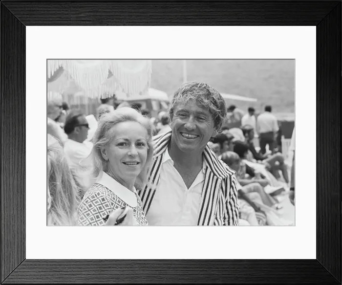 Framed Print : La Costa Annual Celebrity Tennis Tournament, 1971