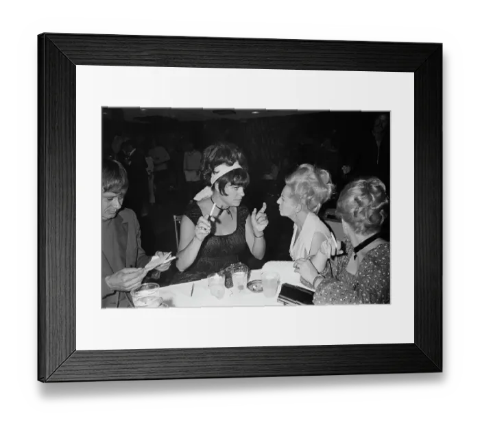Framed Print : La Costa Annual Celebrity Tennis Tournament Party, 1971 Framed Print : La Costa Annual Celebrity Tennis Tournament Party, 1971