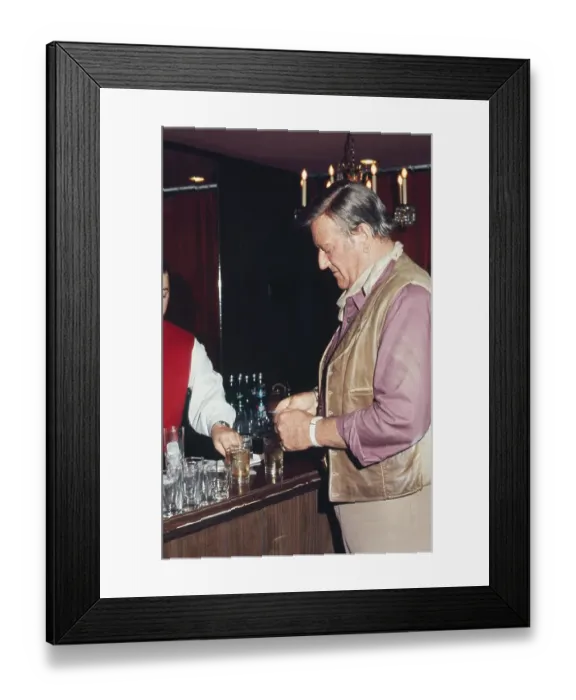 Framed Print : John Wayne On The Town Framed Print : John Wayne On The Town