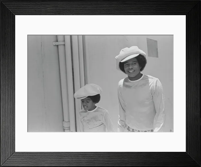 Framed Print : Michael And Jermaine Jackson Framed Print : Michael And Jermaine Jackson