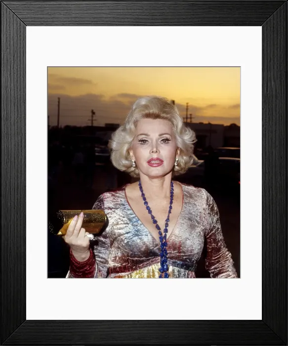 Framed Print : Zsa Zsa Gabor Framed Print : Zsa Zsa Gabor