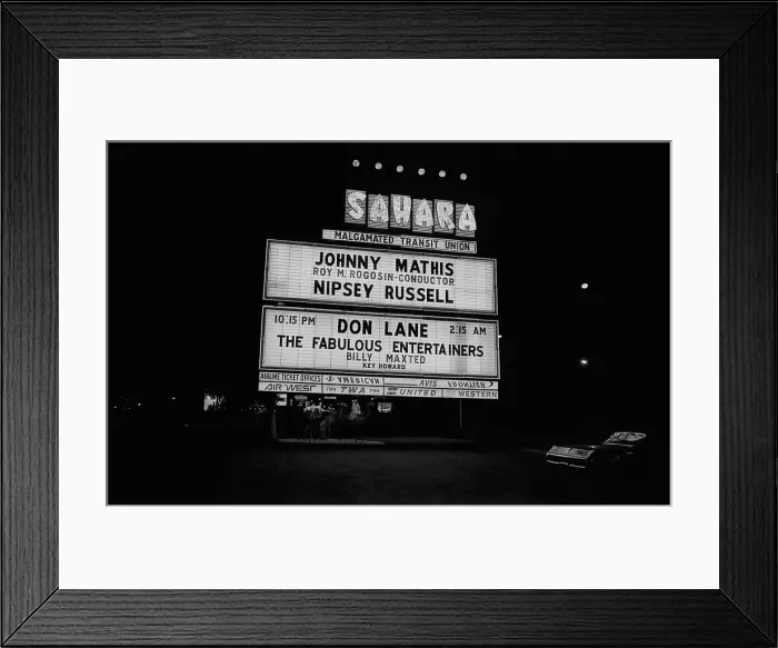 Framed Print : Johnny Mathis In Vegas Framed Print : Johnny Mathis In Vegas