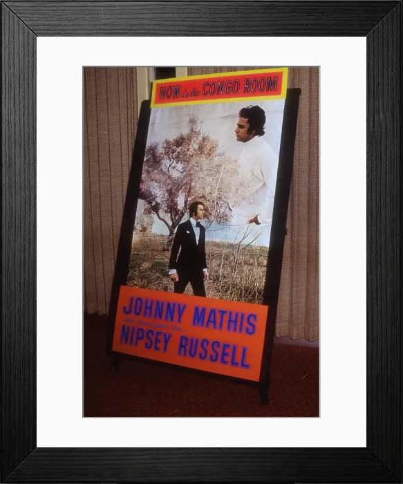 Framed Print : Johnny Mathis In Vegas Framed Print : Johnny Mathis In Vegas