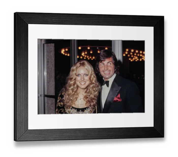 Framed Print : Alana Collins & George Hamilton Framed Print : Alana Collins & George Hamilton