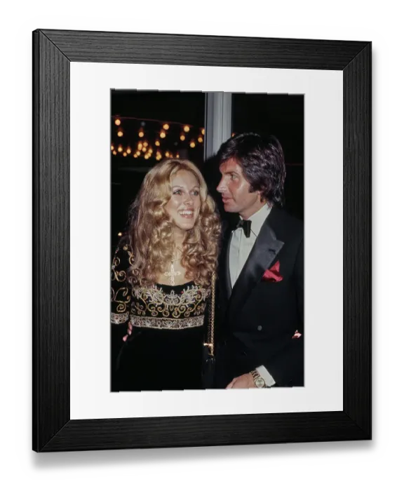Framed Print : Alana Collins & George Hamilton Framed Print : Alana Collins & George Hamilton
