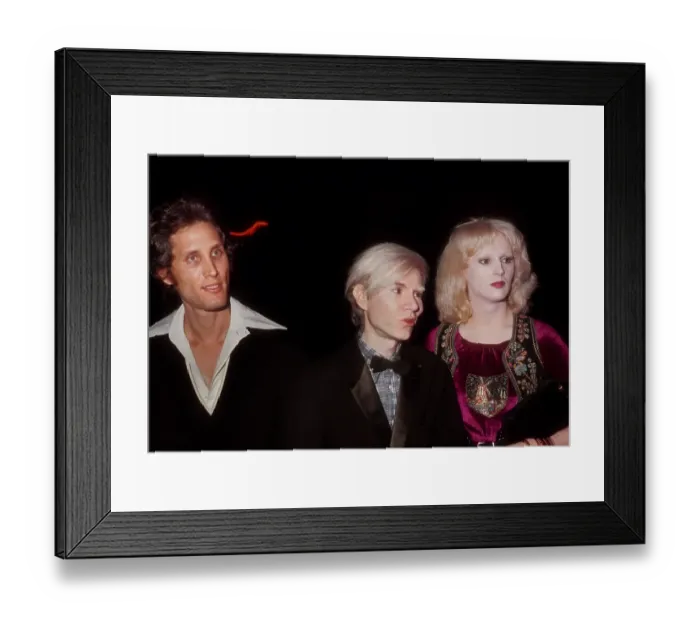 Framed Print : Andy Warhol and Candy Darling Framed Print : Andy Warhol and Candy Darling