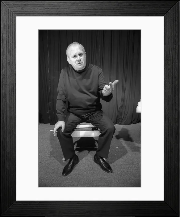 Framed Print : Gert Fröbe In Perfornce Framed Print : Gert Fröbe In Perfornce