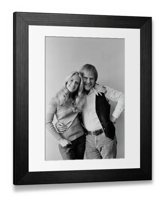 Framed Print : Kim Carnes & Dave Ellingson Framed Print : Kim Carnes & Dave Ellingson