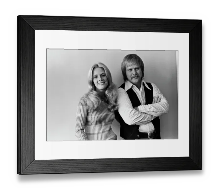 Framed Print : Kim Carnes & Dave Ellingson