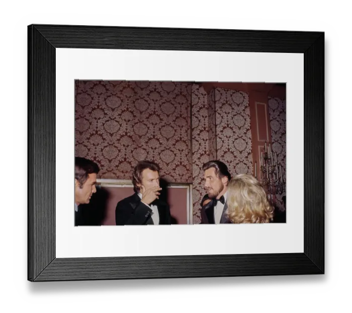 Framed Print : Clint Eastwood & James Brolin