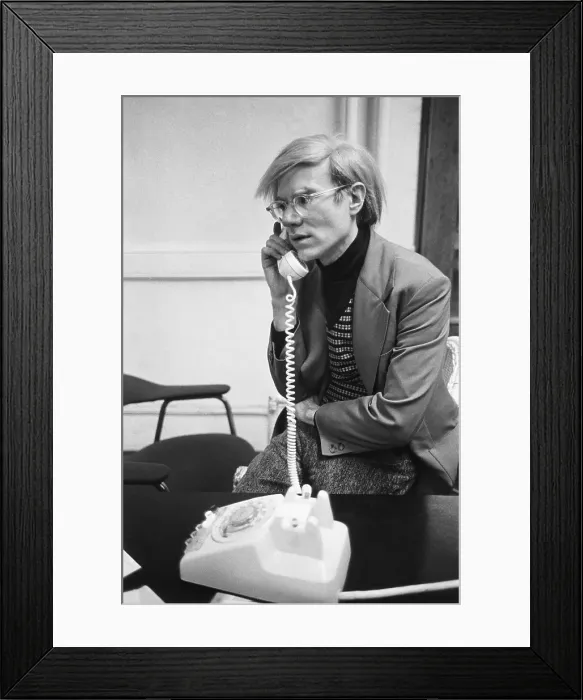 Framed Print : Calling Andy Warhol Framed Print : Calling Andy Warhol