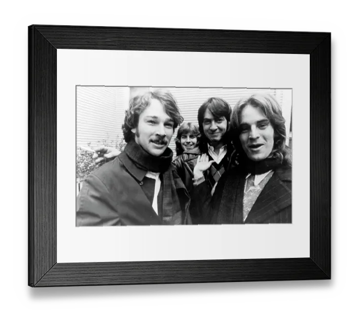 Framed Print : Big Star. CIRCA 1972: The influential rock band Big Star L-R Chris Bell