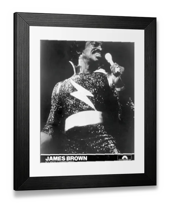 Framed Print : James Brown Performing Framed Print : James Brown Performing