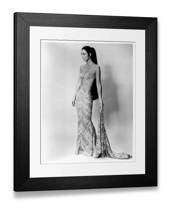 Framed Print : Cher Portrait Framed Print : Cher Portrait