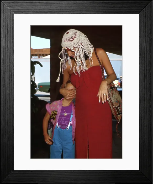 Framed Print : Cher Out And About Framed Print : Cher Out And About