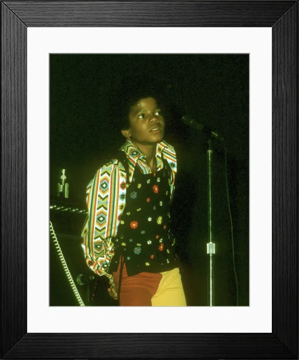 Framed Print : Jackson 5 Singer Performing Framed Print : Jackson 5 Singer Performing
